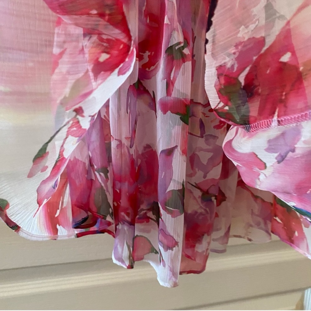 MISA Los Angeles Natalia Dress in Garden Fuchsia - M - Picture 13 of 16